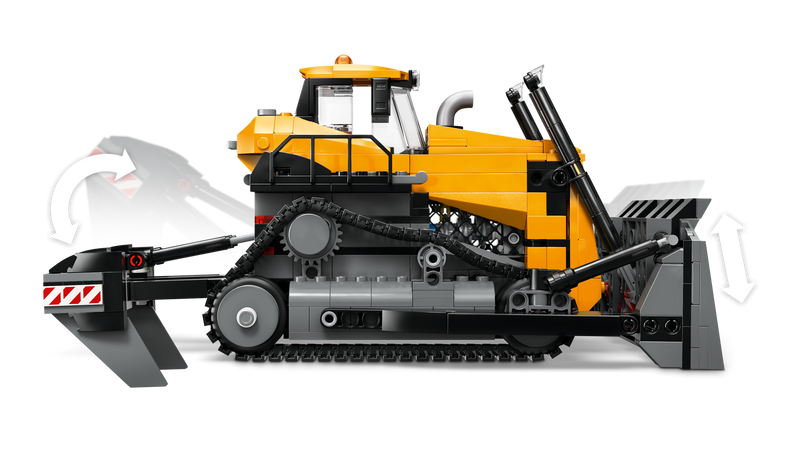LEGO yellow bulldozer construction set 682 pieces (British brand)