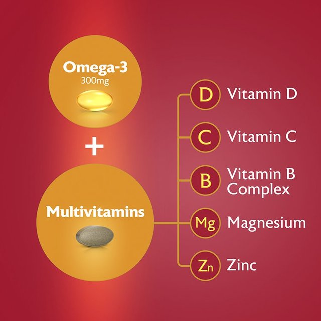 Seven Seas Omega-3 & Multivitamins Man   60 per pack GOODS M&S   