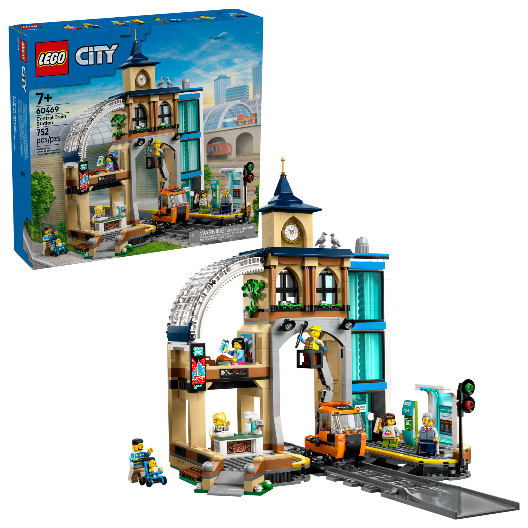 LEGO City Train Station 752 Pieces - British product