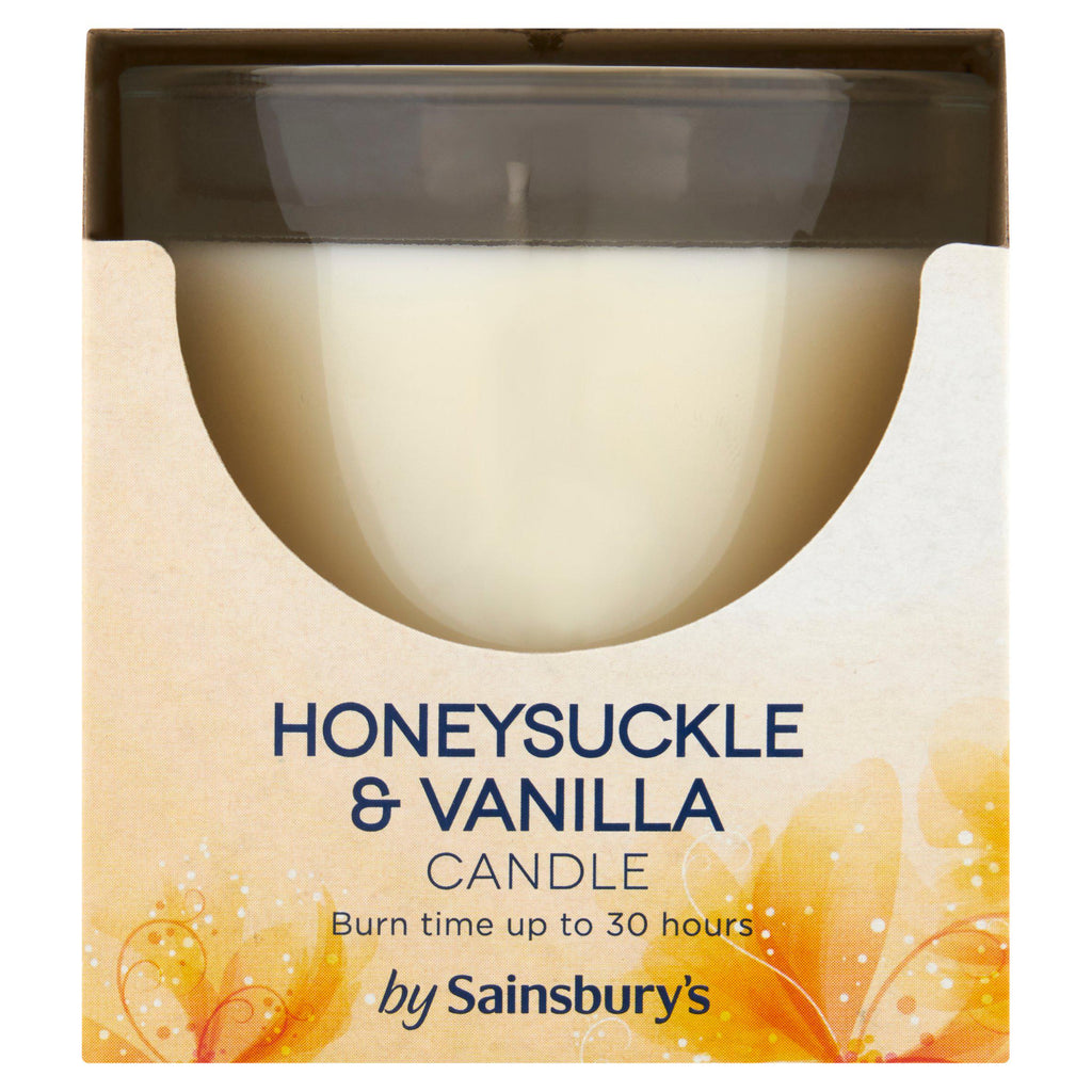 Sainsbury's Honeysuckle & Vanilla Candle 120g