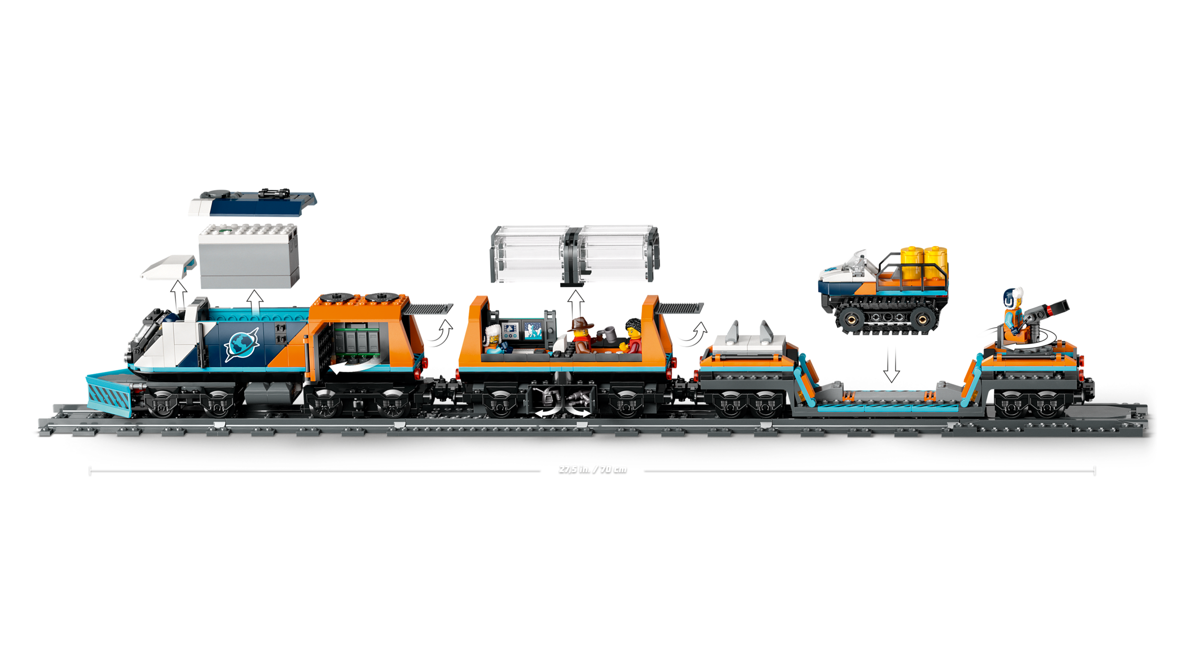 LEGO Arctic Polar Express Train set 1517 pieces - British product