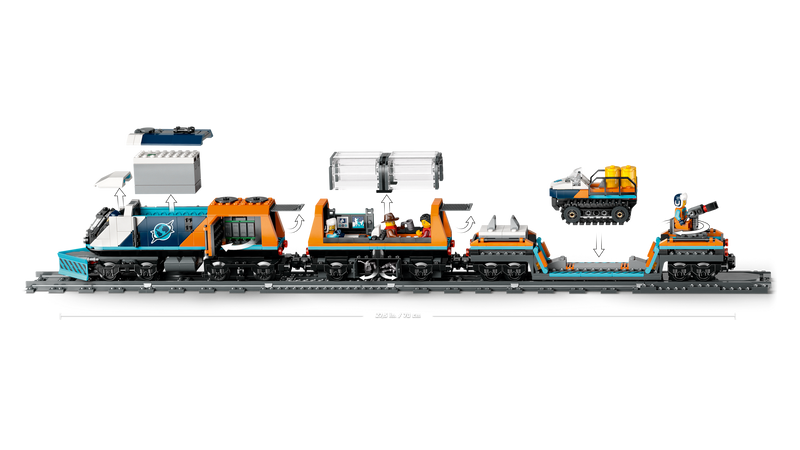 LEGO Arctic Polar Express Train set 1517 pieces - British product