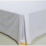 Habitat plain white valance single size, imported from the UK