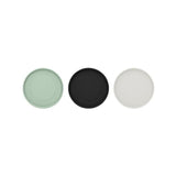 Brabantia Glass Jars Set of 3 Dark Grey Light Grey Jade Green. GOODS M&S   