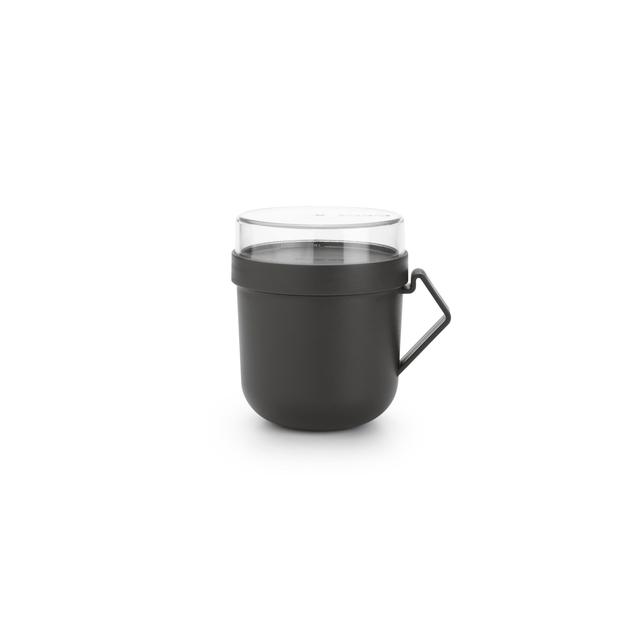 Brabantia Make & Take Soup Mug 0.6L Dark Grey GOODS M&S   