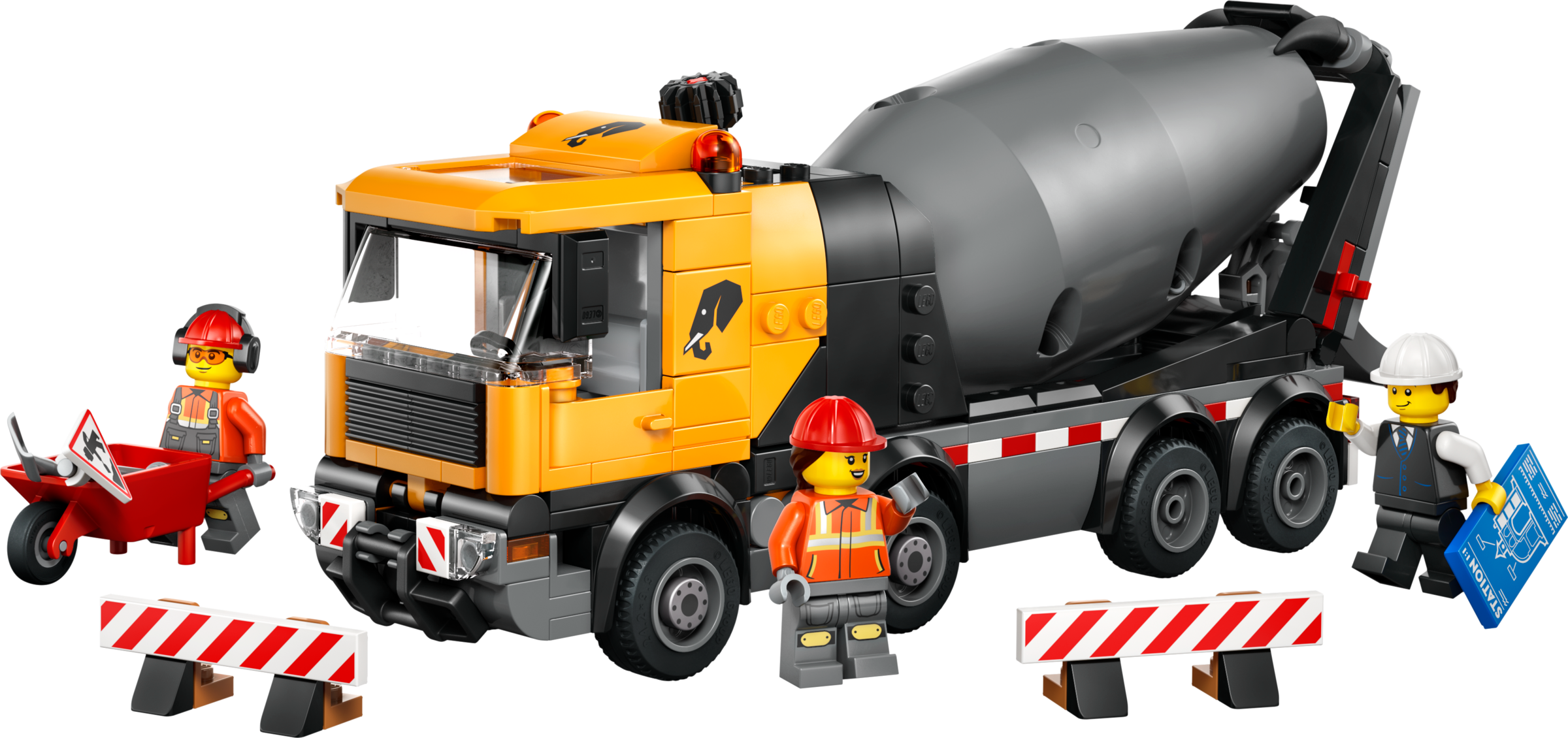 LEGO City Cement Mixer construction toy 371 pieces, imported from the UK