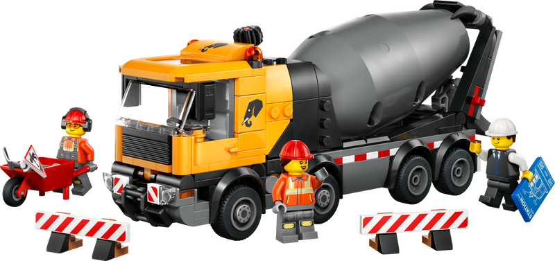 LEGO City Cement Mixer construction toy 371 pieces, imported from the UK