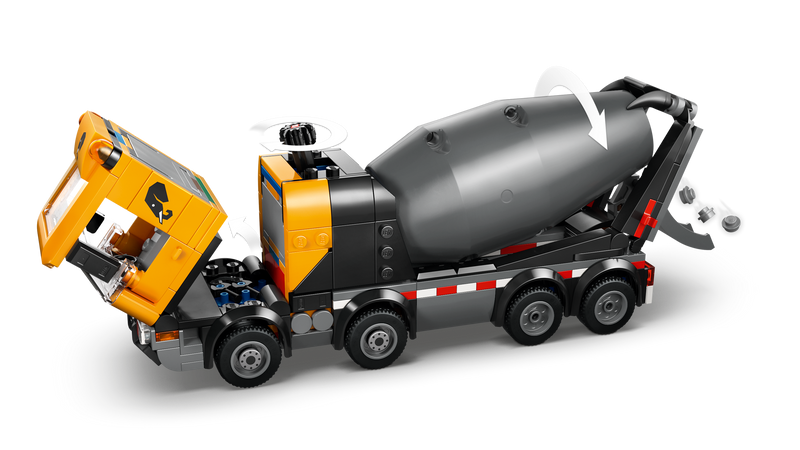 LEGO City Cement Mixer construction toy 371 pieces, imported from the UK
