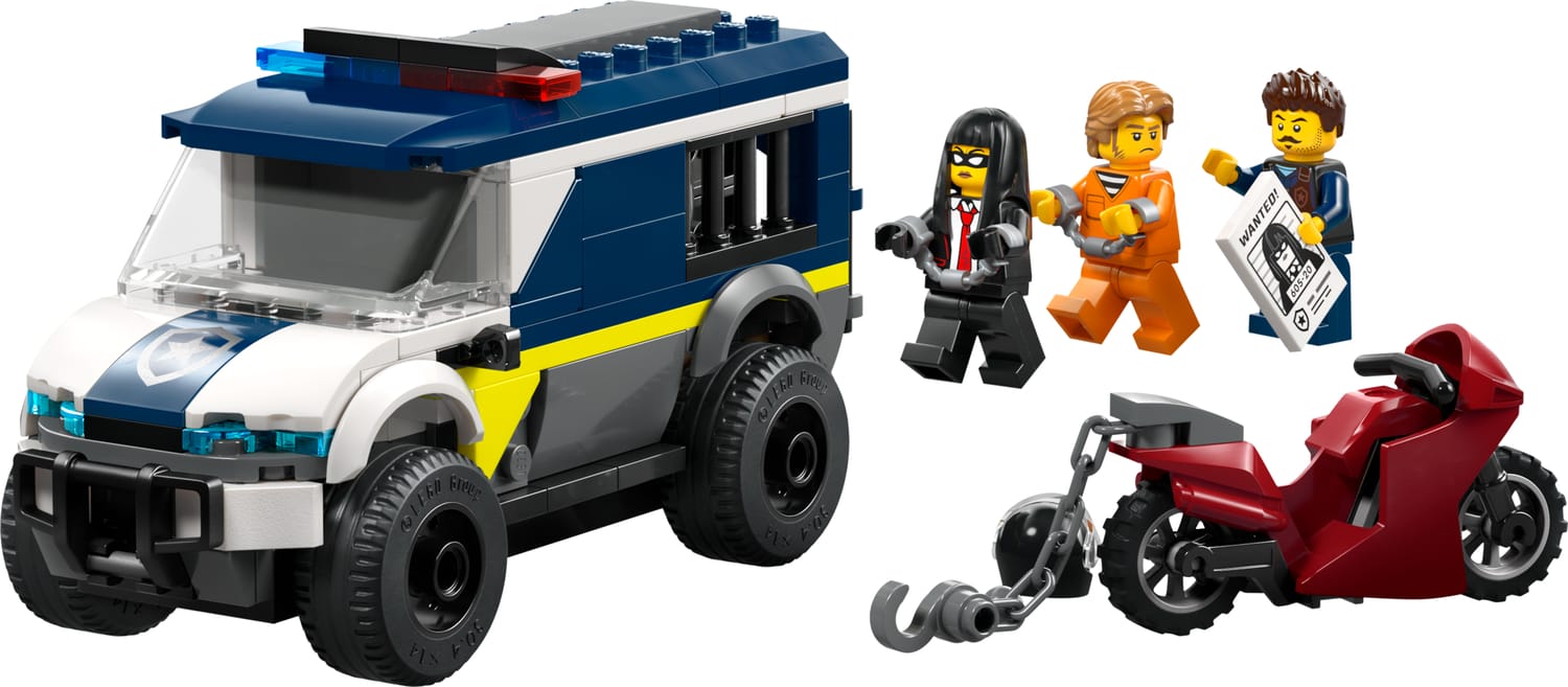 LEGO Police Prisoner Transport Van building set (British brand)
