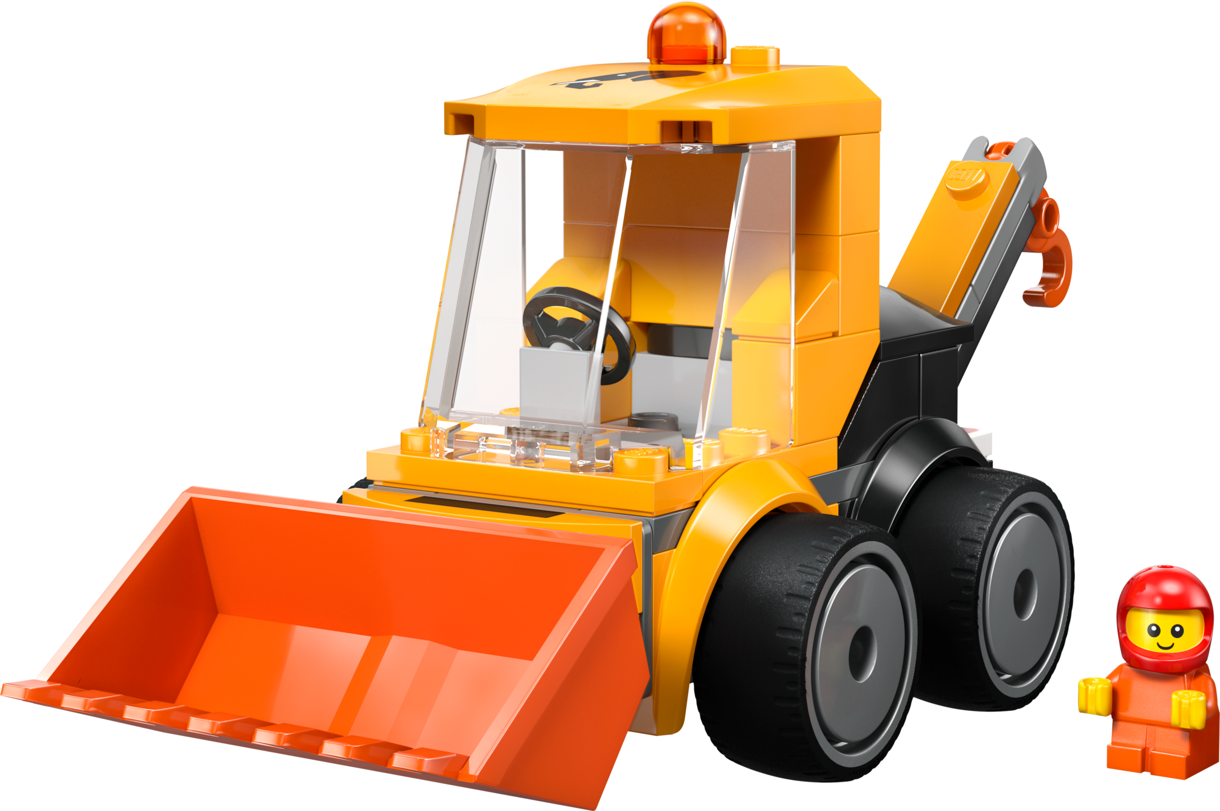 LEGO City Rides Construction Loader toy, imported from the UK