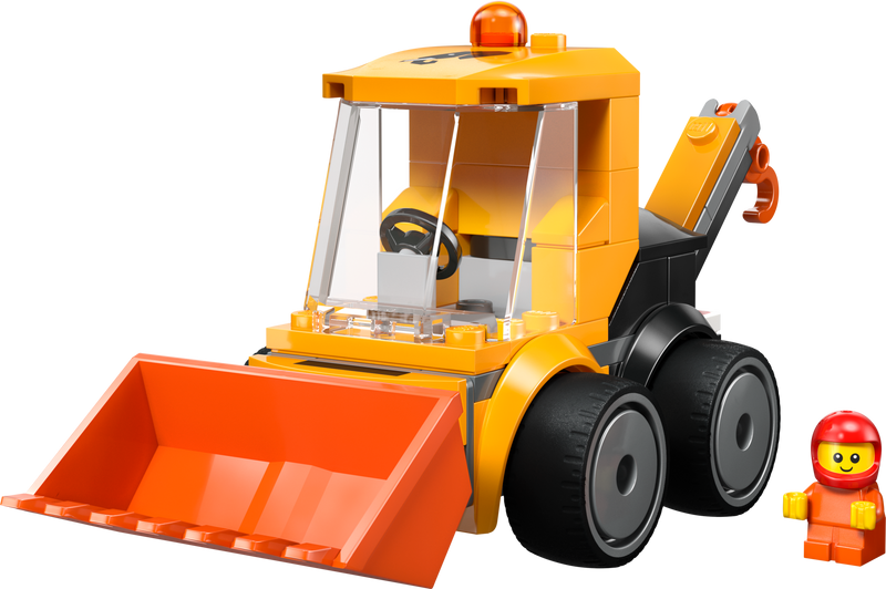 LEGO City Rides Construction Loader toy, imported from the UK