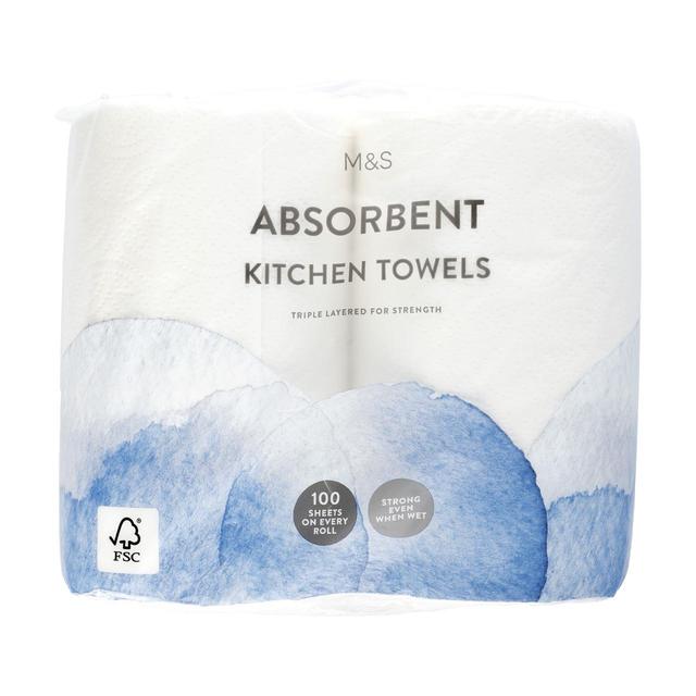 M&S Absorbent Kitchen Towels   2 per pack GOODS M&S   