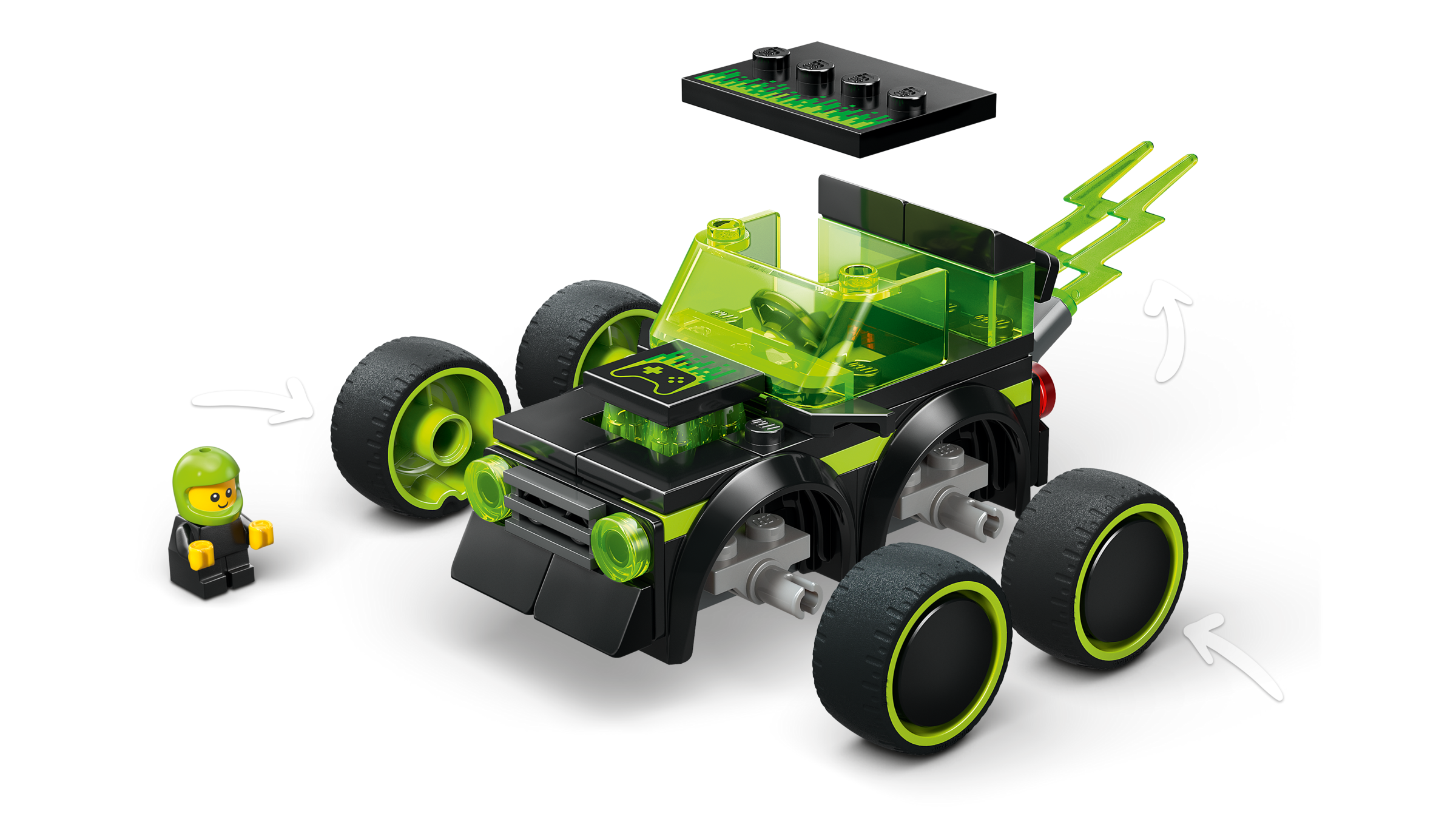 LEGO gaming race car toy 64 pieces - British product
