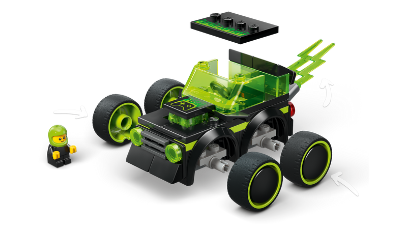 LEGO gaming race car toy 64 pieces - British product