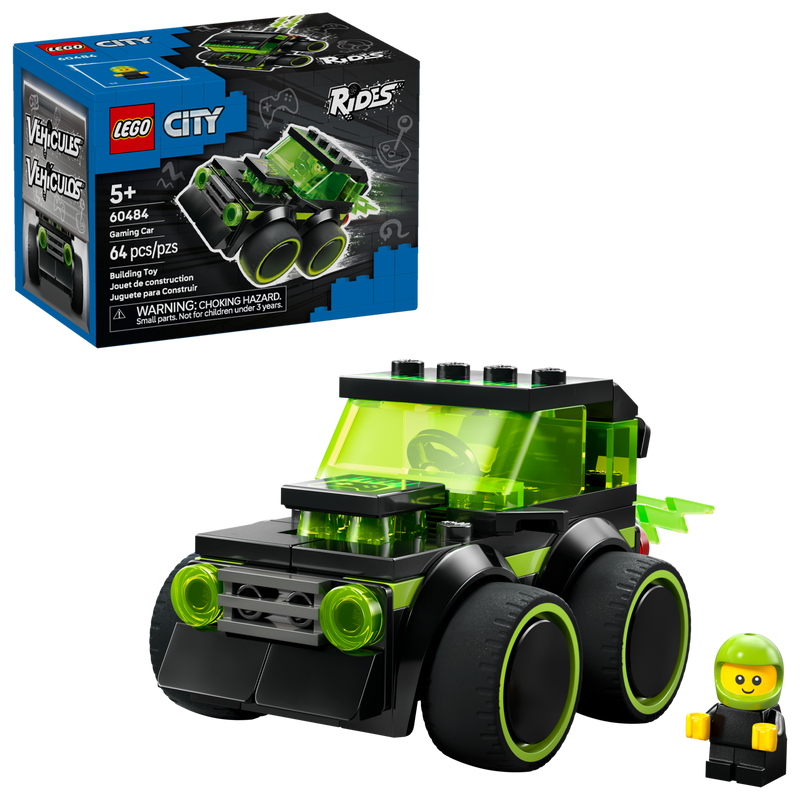 LEGO gaming race car toy 64 pieces - British product