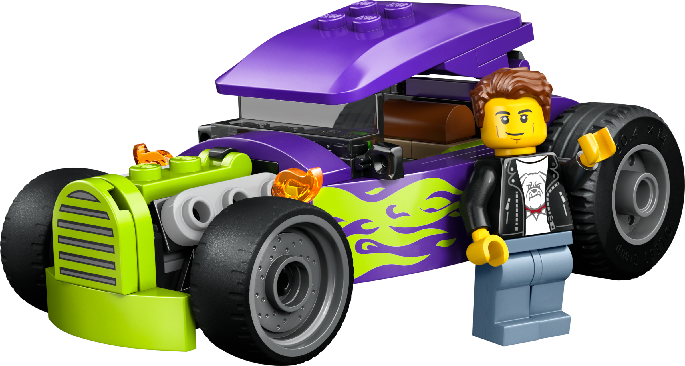 LEGO City Hot Rod car toy 81 pieces, imported from the UK