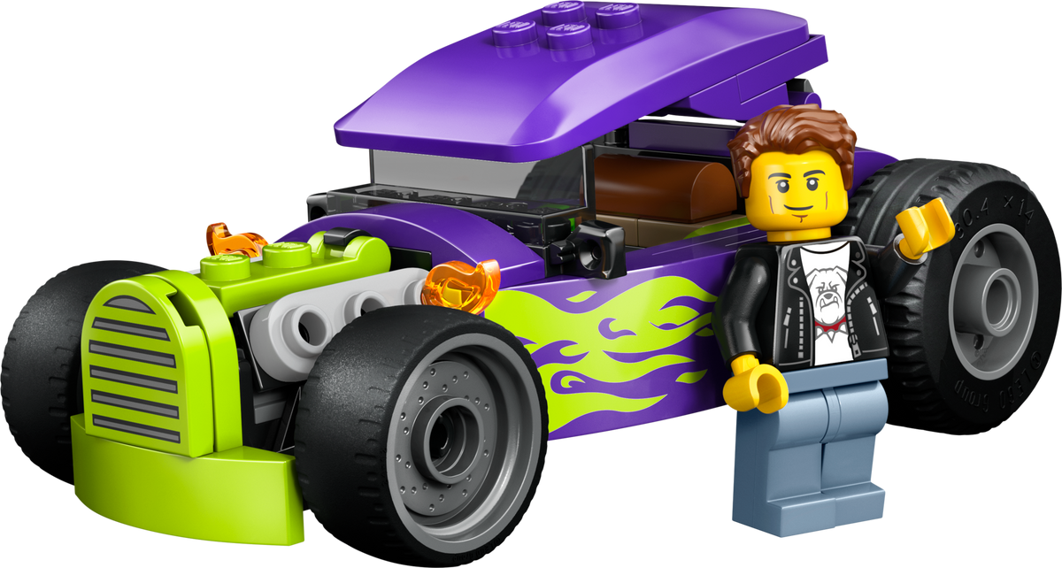 LEGO City Hot Rod car toy 81 pieces, imported from the UK