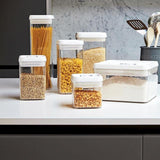 M&S Collection 4.4L Rectangular Flip-Tight Food Storage 'One Size White Mix GOODS M&S   