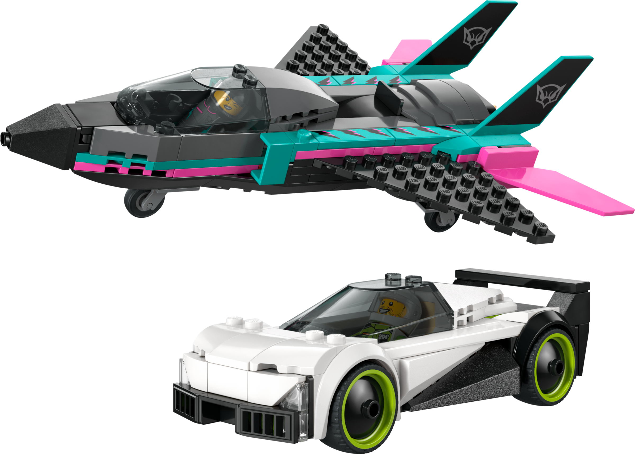 LEGO City Jet vs Car building set 259 pieces - British product