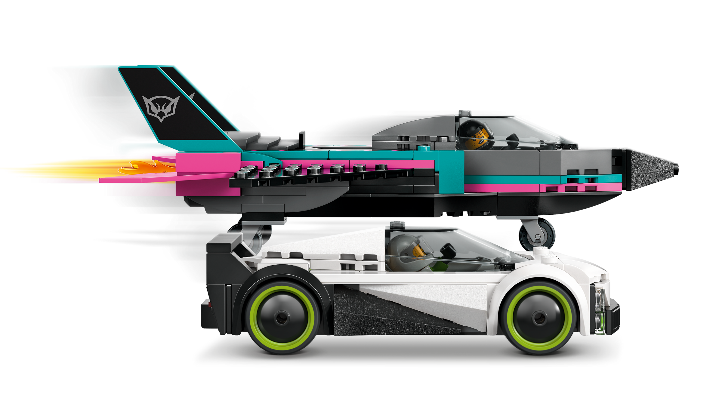 LEGO City Jet vs Car building set 259 pieces - British product