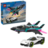 LEGO City Jet vs Car building set 259 pieces - British product
