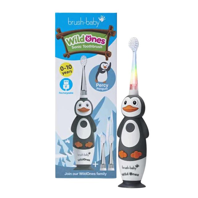 Brush-Baby WildOnes Rechargeable Toothbrush Percy Penguin GOODS M&S   