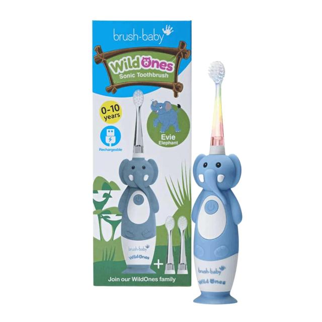 Brush-Baby WildOnes Rechargeable Toothbrush Evie Elephant GOODS M&S   