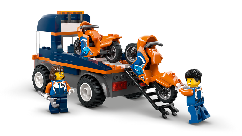 LEGO Motorcycle Transporter toy set 88 pieces, UK version