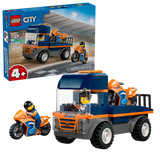 LEGO Motorcycle Transporter toy set 88 pieces, UK version
