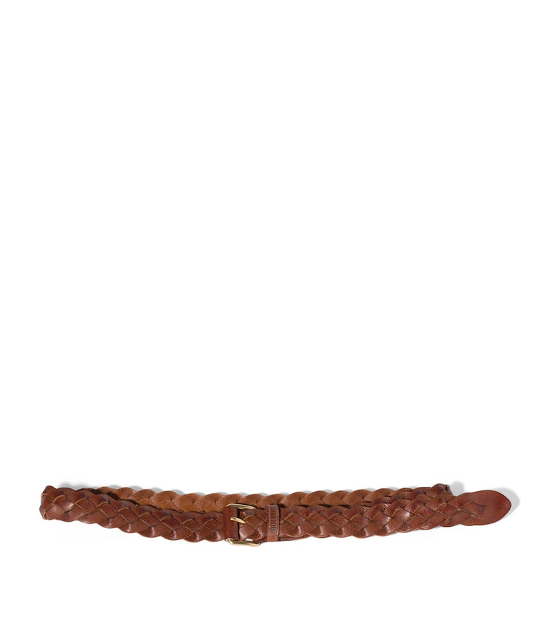 Miu Miu calfskin woven belt, imported from the UK