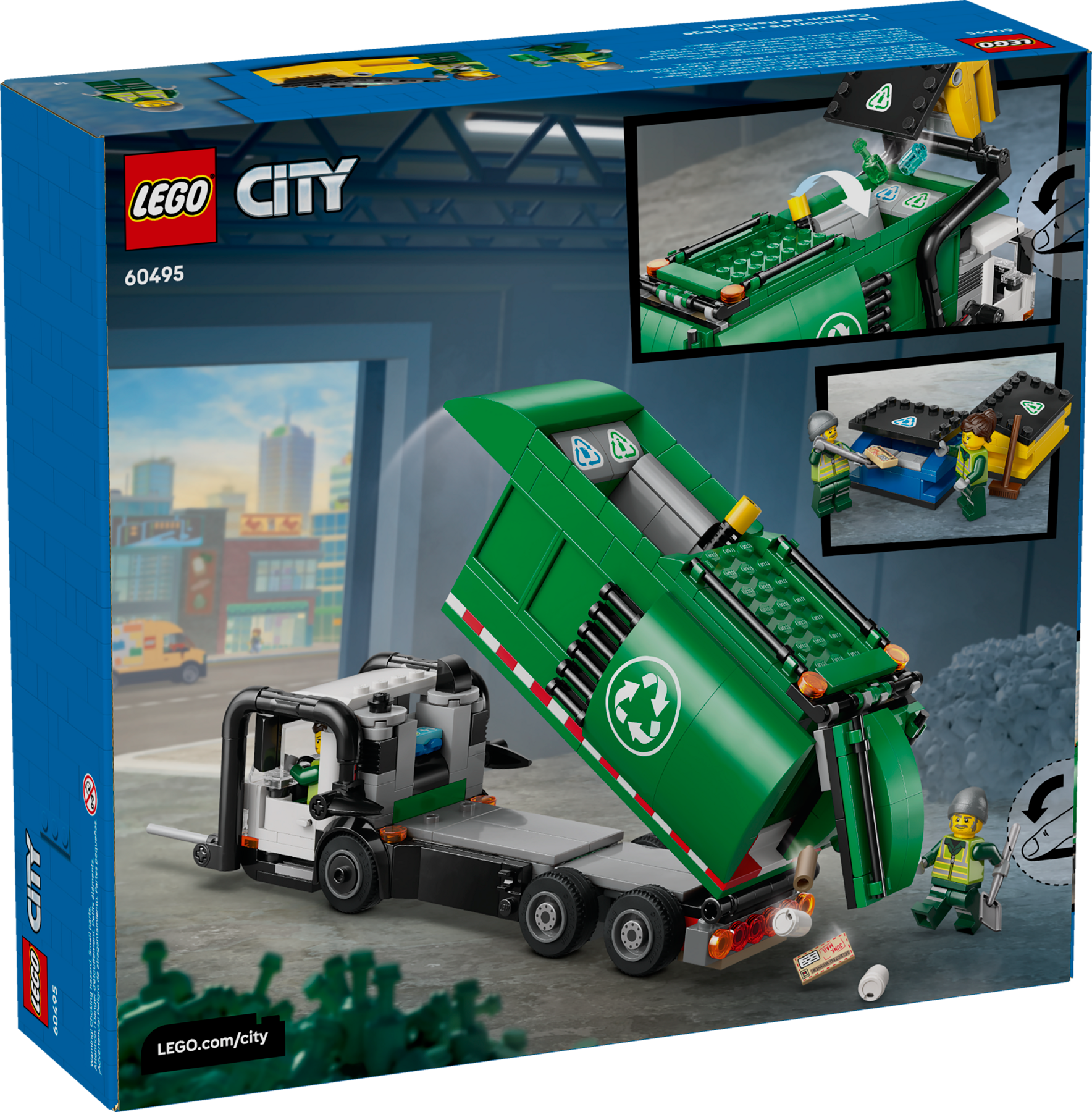 LEGO City Recycling Truck building set (British brand)