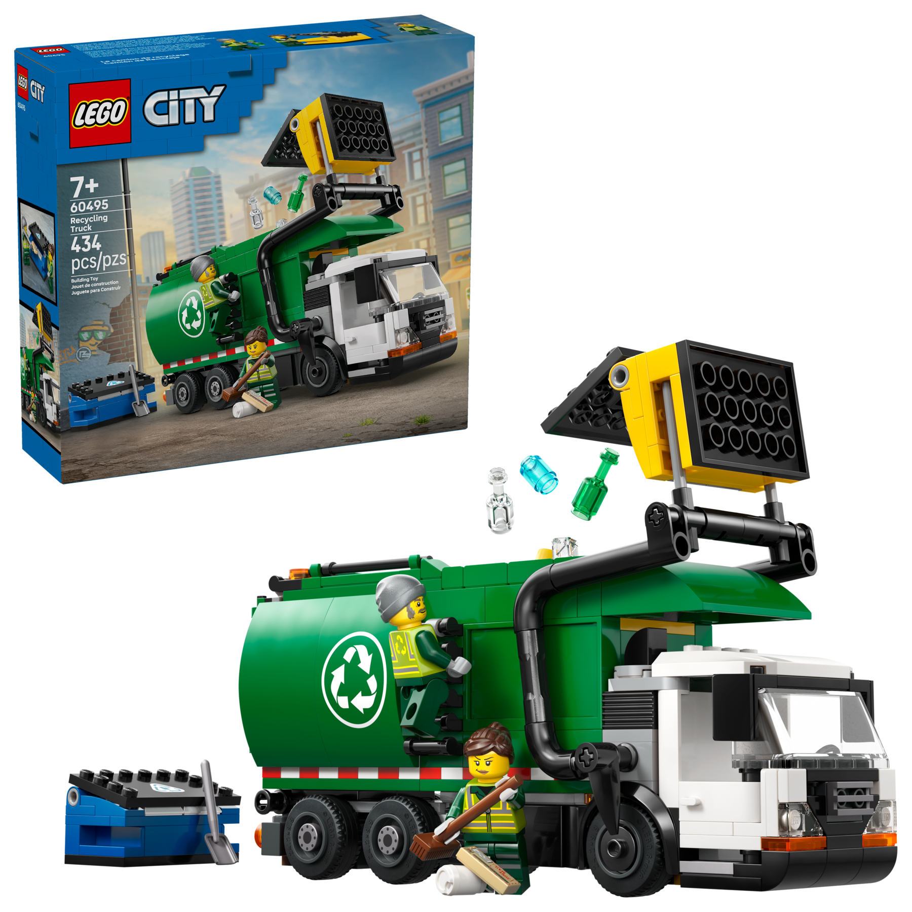 LEGO City Recycling Truck building set (British brand)