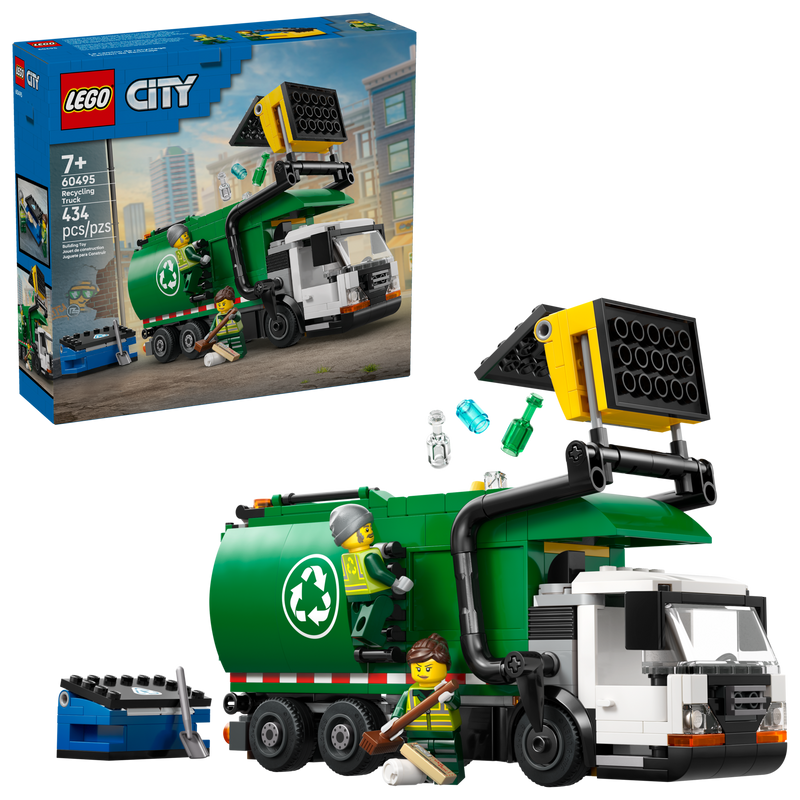 LEGO City Recycling Truck building set (British brand)