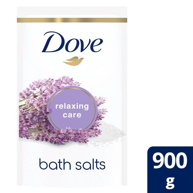 Dove Bath Salts Pouch Relaxing Care Lavender & Chamomile   900g GOODS M&S   