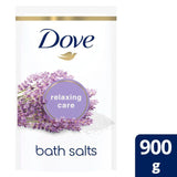 Dove Bath Salts Pouch Relaxing Care Lavender & Chamomile   900g GOODS M&S   