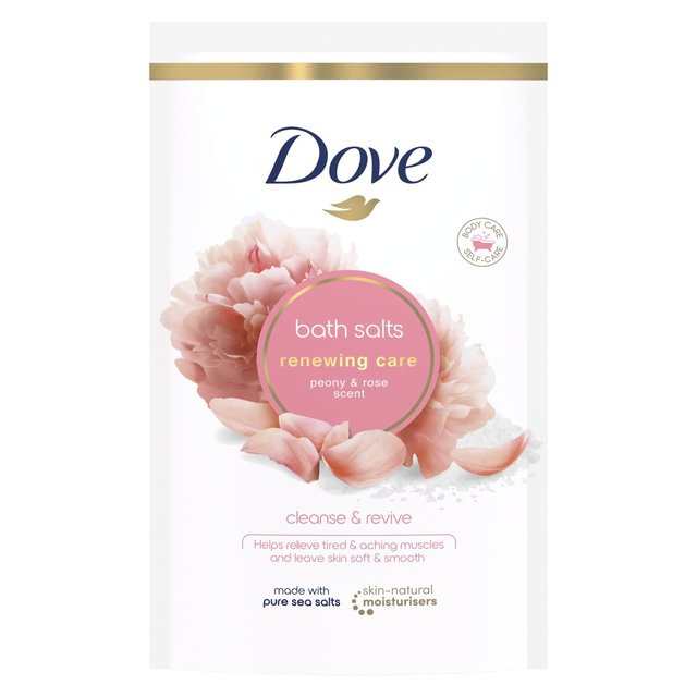 Dove Salts Pouch Renewing Care Peony & Rose   900ml GOODS M&S   