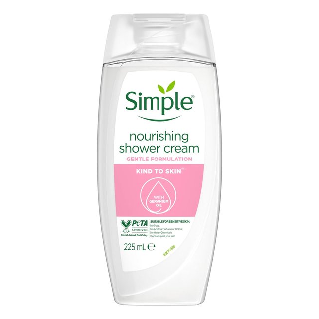 Simple Nourishing Shower Gel   225ml GOODS M&S   