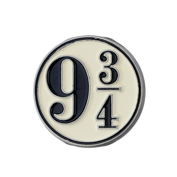 Harry Potter 9 3/4 enamel badge metal finish, imported from the UK