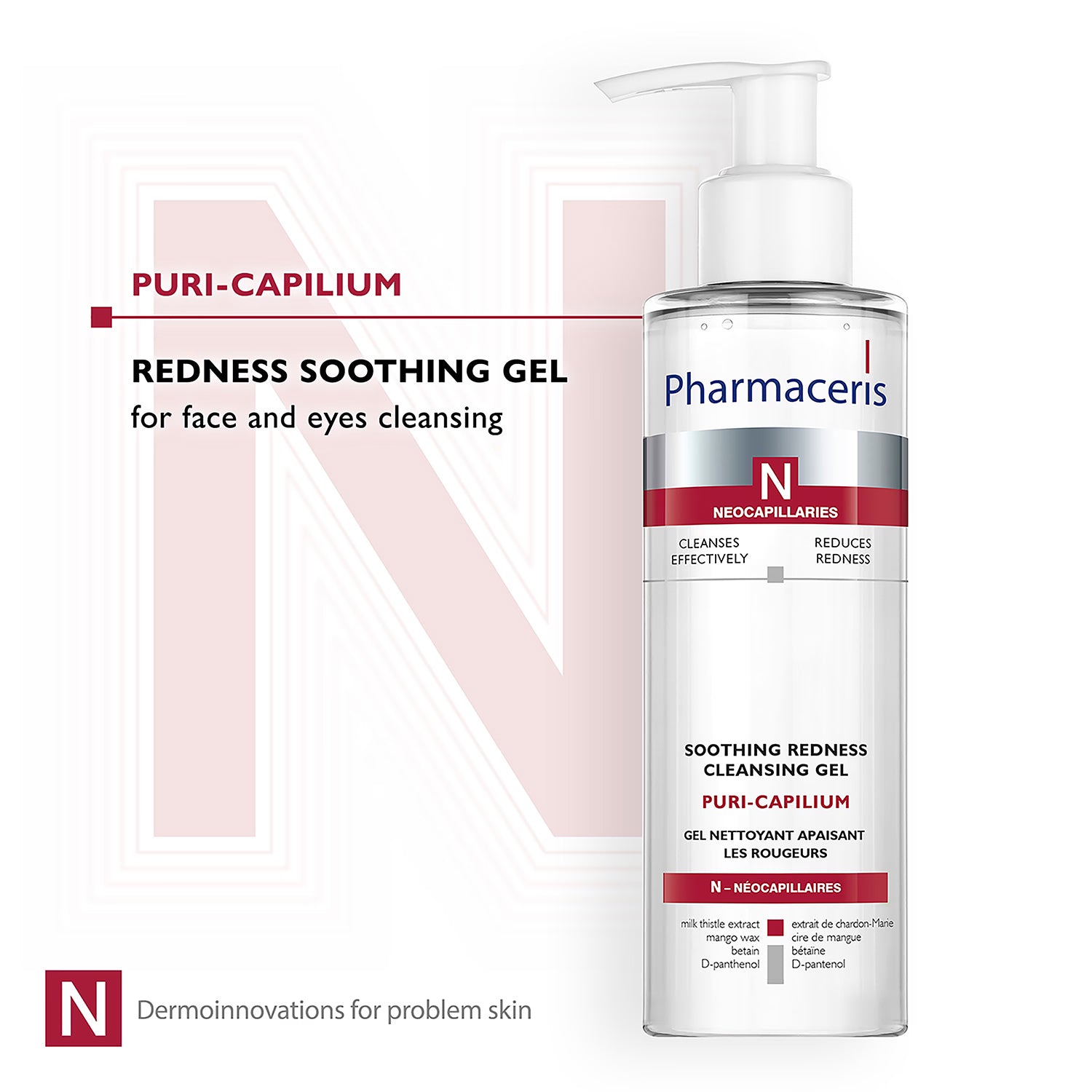 Pharmaceris N Puri-Capilium cleanser 190ml, imported from the UK