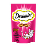 Dreamies Cat Treats Biscuits with Beef 60g GOODS Sainsburys   