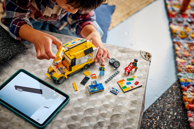 LEGO Van 60500 building kit delivery truck (British brand)