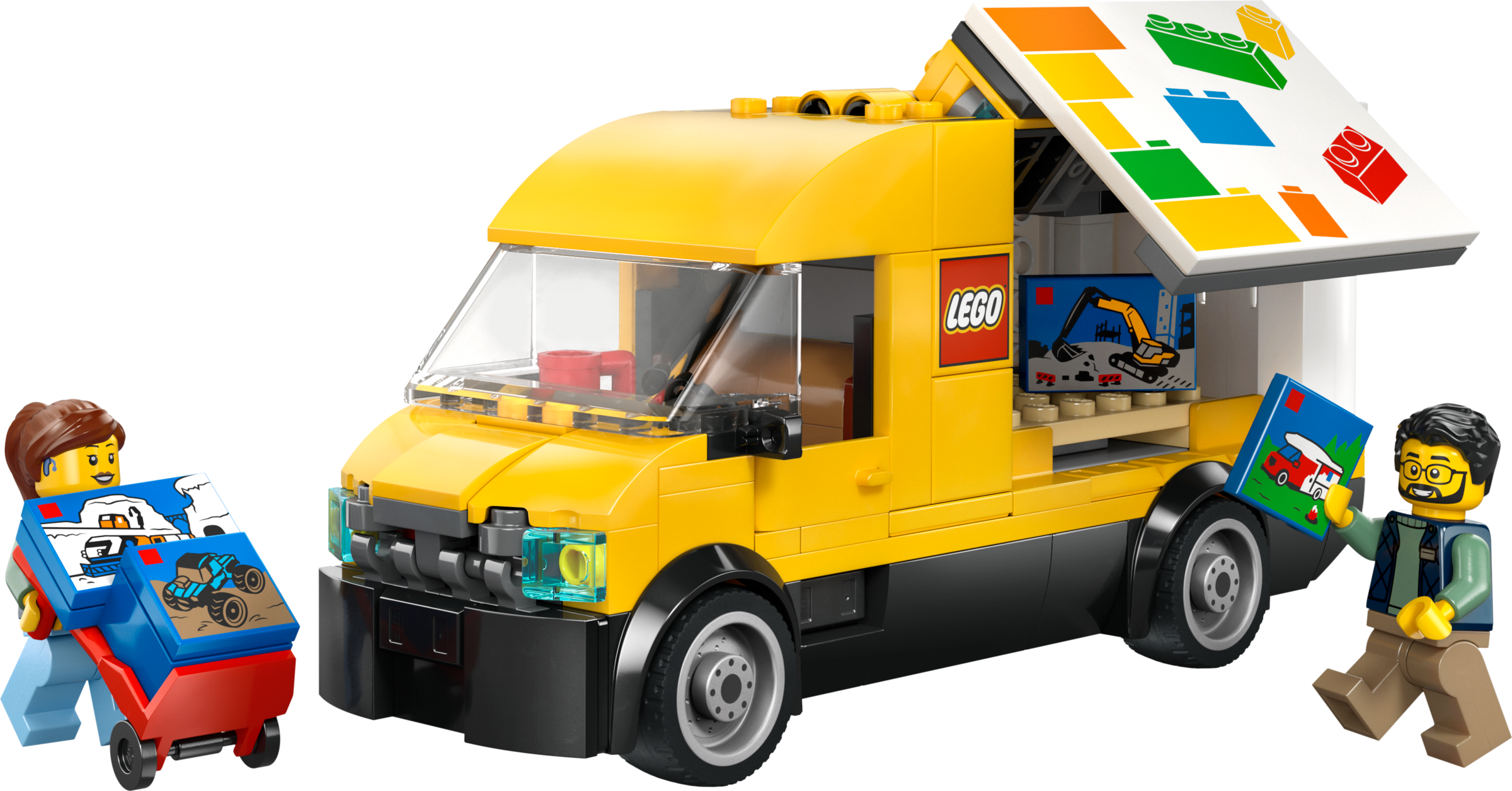 LEGO Van 60500 building kit delivery truck (British brand)