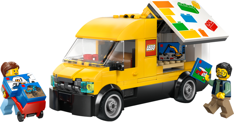 LEGO Van 60500 building kit delivery truck (British brand)