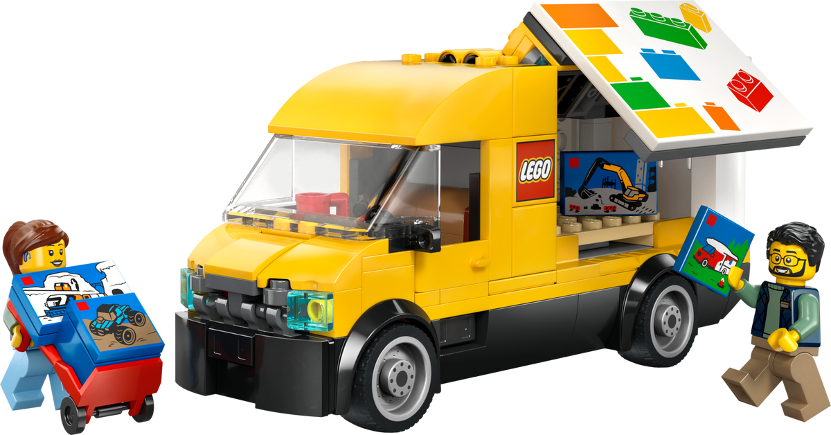 LEGO Van 60500 building kit delivery truck (British brand)