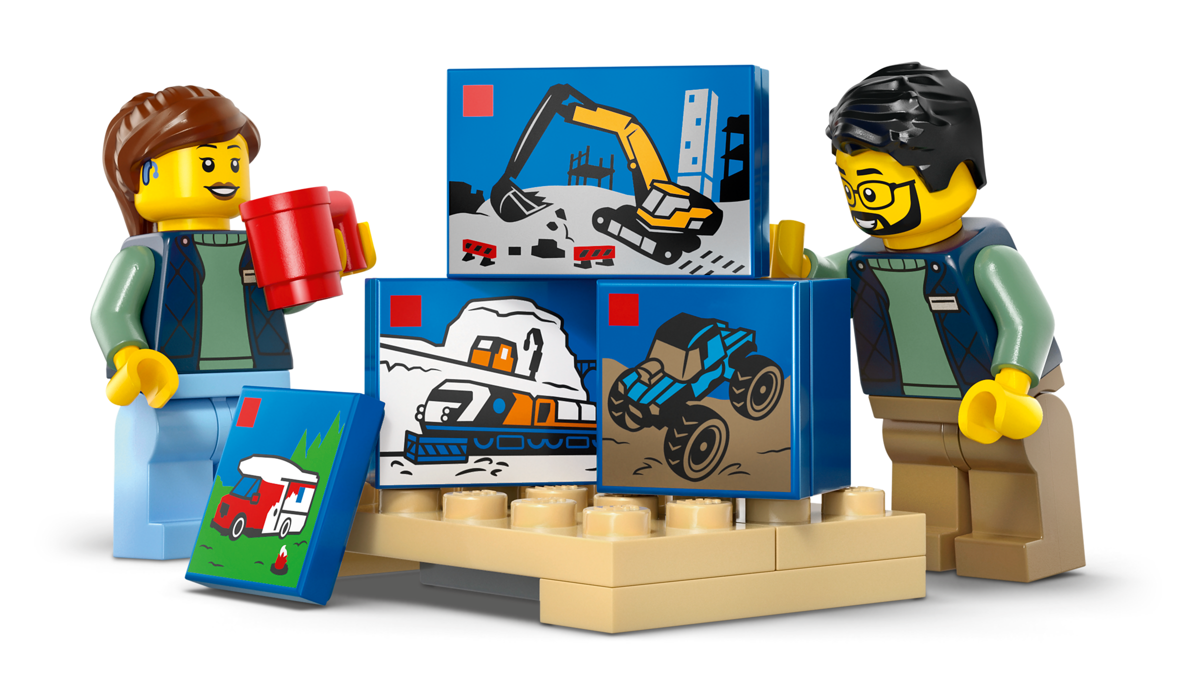 LEGO Van 60500 building kit delivery truck (British brand)