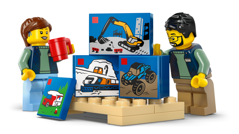 LEGO Van 60500 building kit delivery truck (British brand)