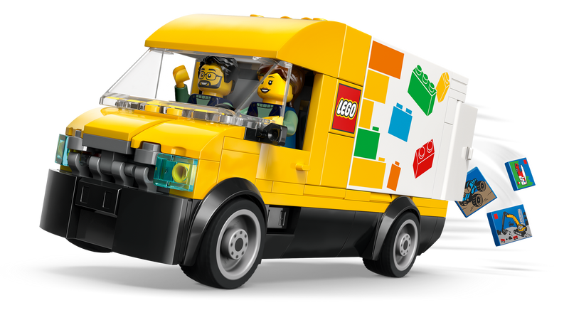 LEGO Van 60500 building kit delivery truck (British brand)