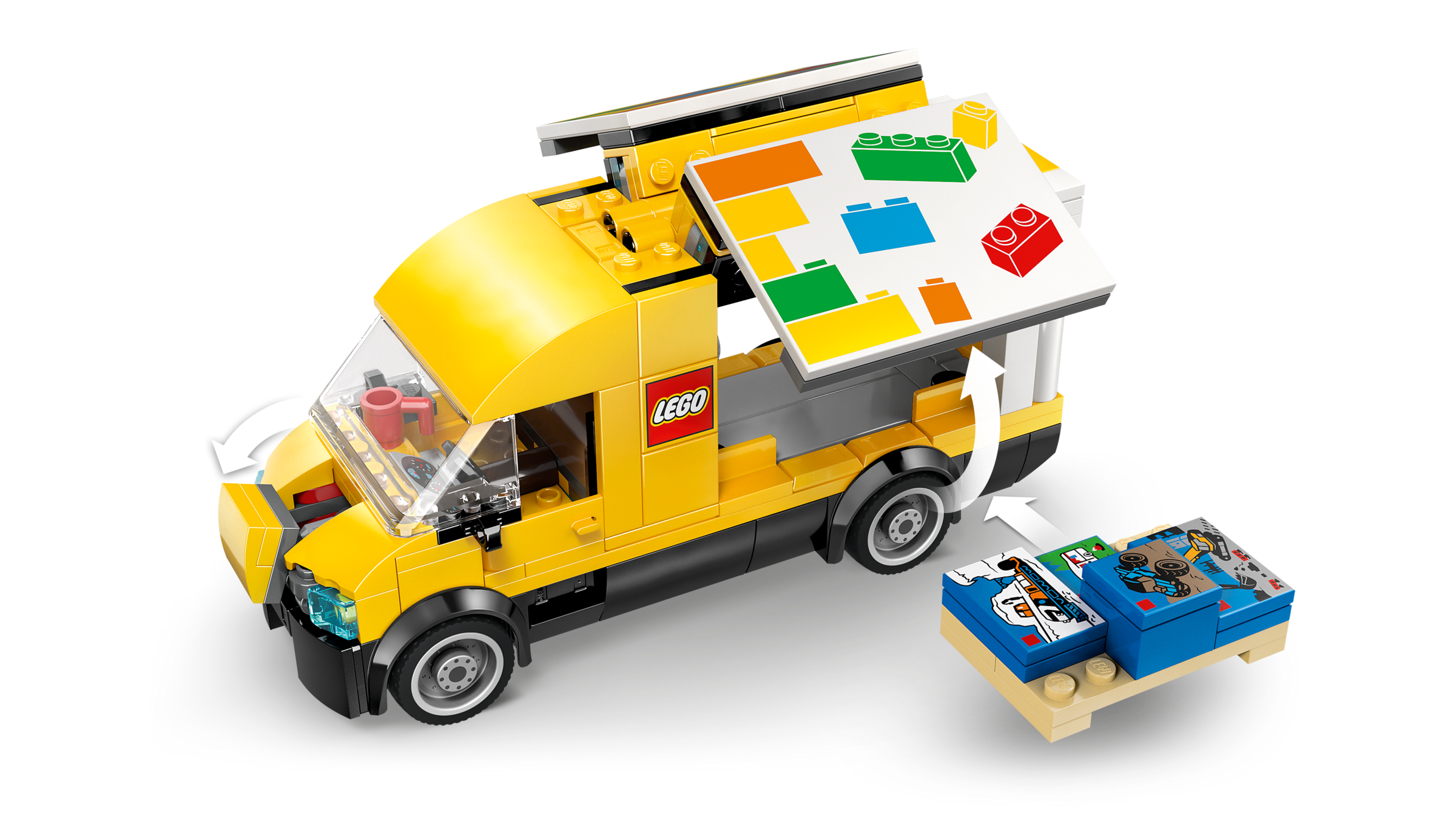 LEGO Van 60500 building kit delivery truck (British brand)