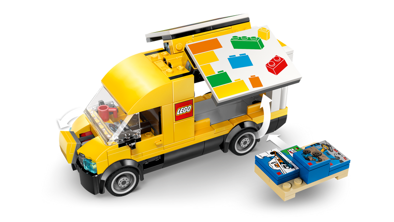 LEGO Van 60500 building kit delivery truck (British brand)