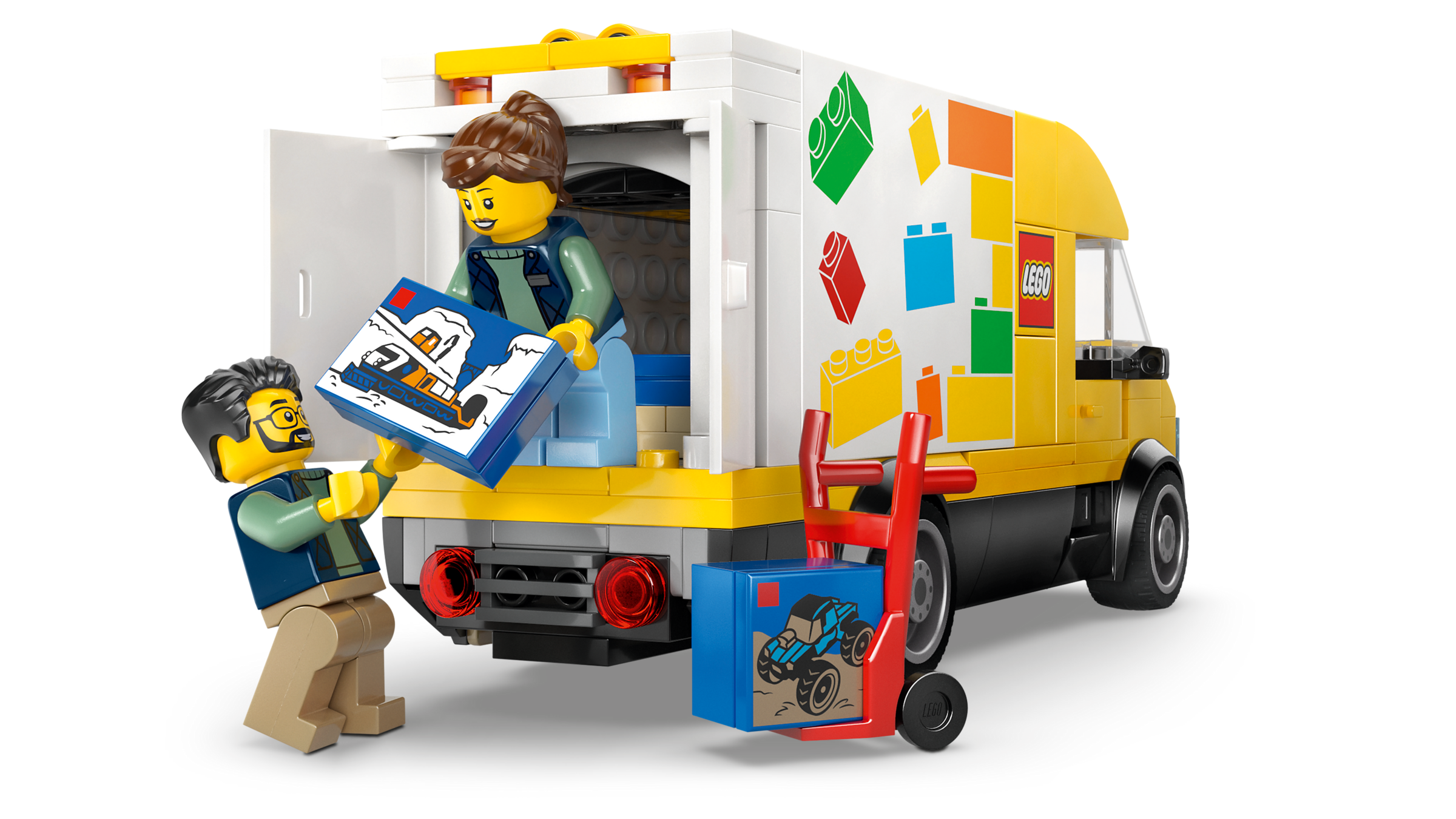 LEGO Van 60500 building kit delivery truck (British brand)